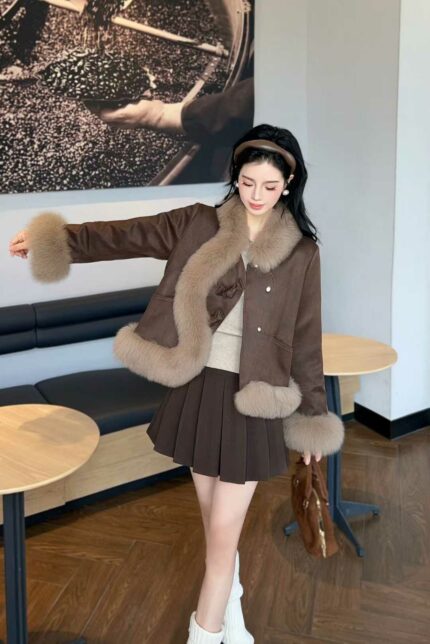 Әдемі қысқы пальто